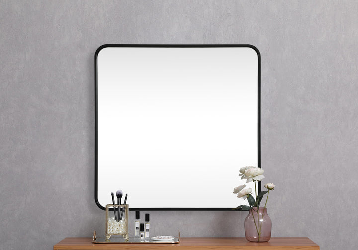 Soft Corner Metal Square Mirror by Elegant - view 22