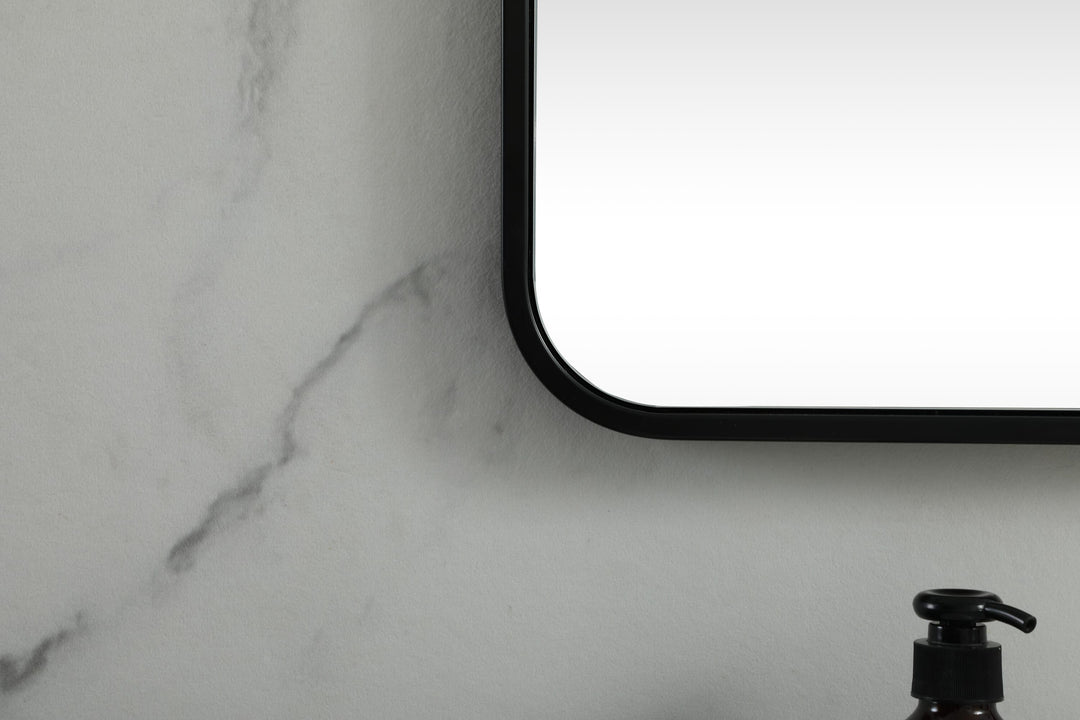 Soft Corner Metal Square Mirror by Elegant - view 24