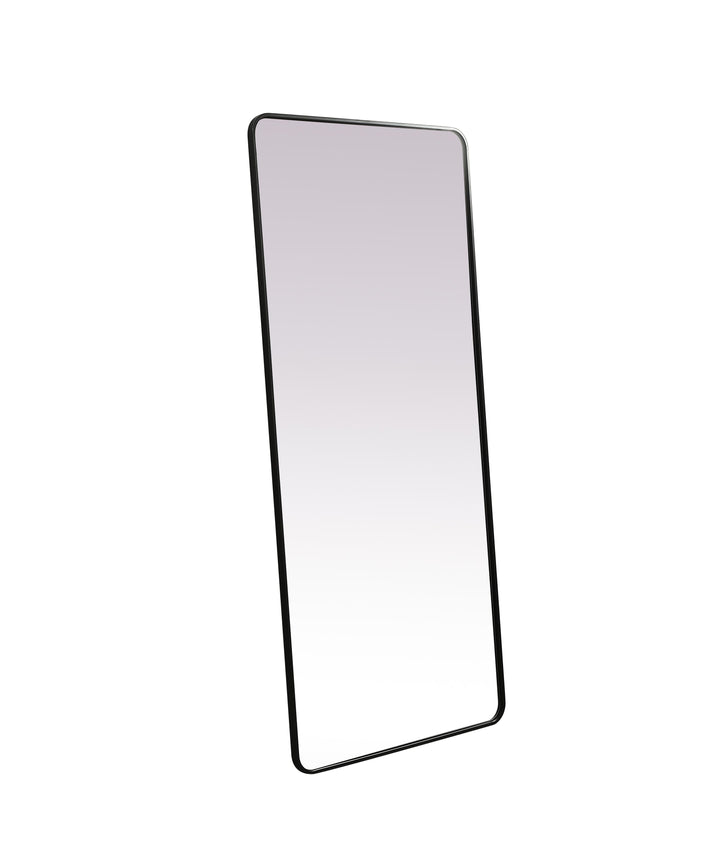 Soft Corner Metal Rectangle Mirror by Elegant - view 8