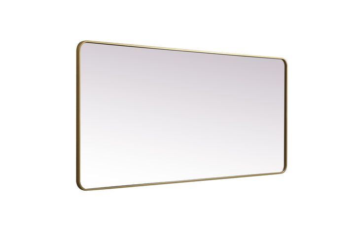 Soft Corner Metal Rectangle Mirror by Elegant - view 21