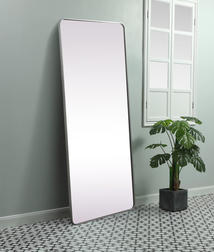 Soft Corner Metal Rectangle Mirror by Elegant - view 25