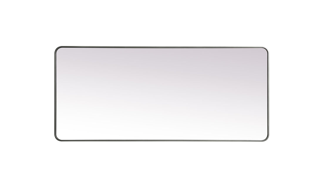 Soft Corner Metal Rectangle Mirror by Elegant - view 31