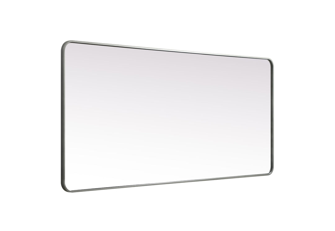 Soft Corner Metal Rectangle Mirror by Elegant - view 32