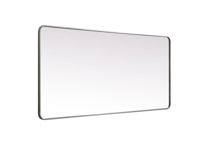 Soft Corner Metal Rectangle Mirror by Elegant - view 32