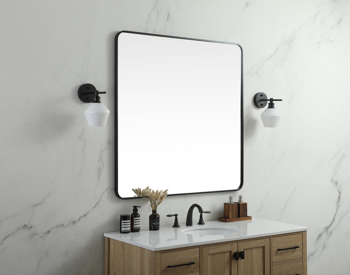 Soft Corner Metal Square Mirror by Elegant - view 39