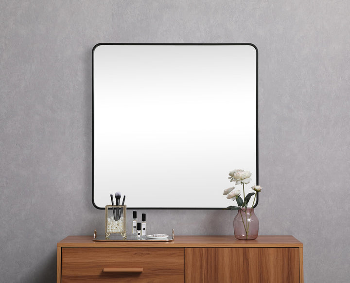 Soft Corner Metal Square Mirror by Elegant - view 40