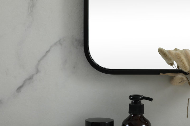 Soft Corner Metal Square Mirror by Elegant - view 42