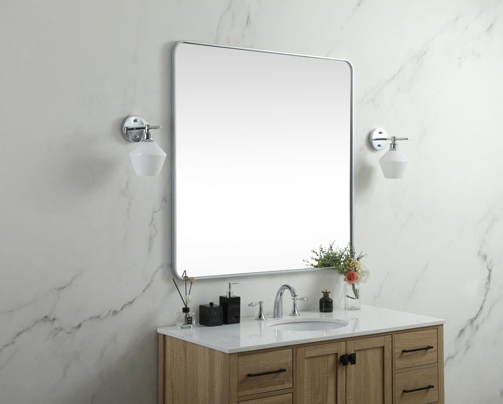 Soft Corner Metal Square Mirror by Elegant - view 51