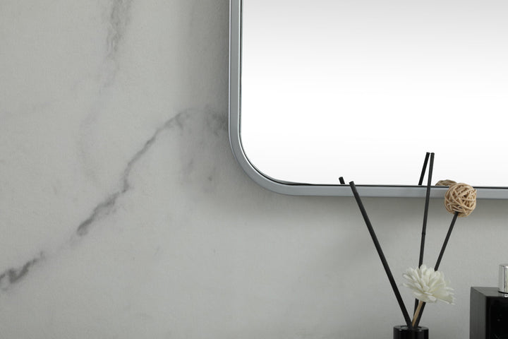 Soft Corner Metal Square Mirror by Elegant - view 54