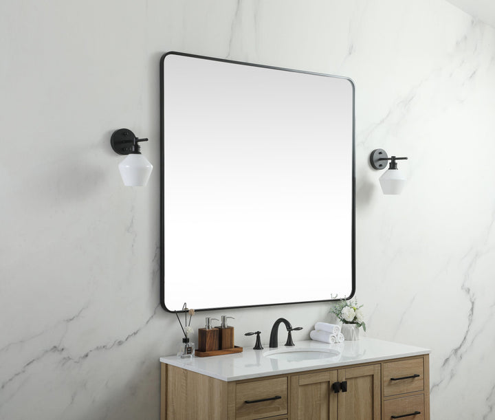 Soft Corner Metal Square Mirror by Elegant - view 57