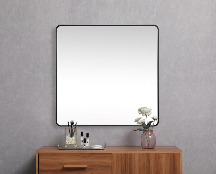 Soft Corner Metal Square Mirror by Elegant - view 58