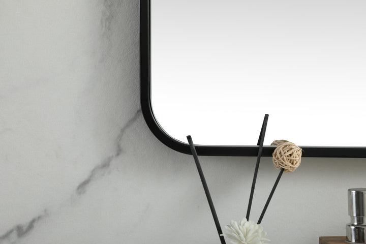 Soft Corner Metal Square Mirror by Elegant - view 60