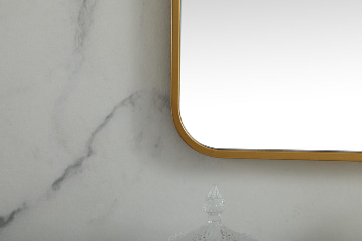 Soft Corner Metal Square Mirror by Elegant - view 66