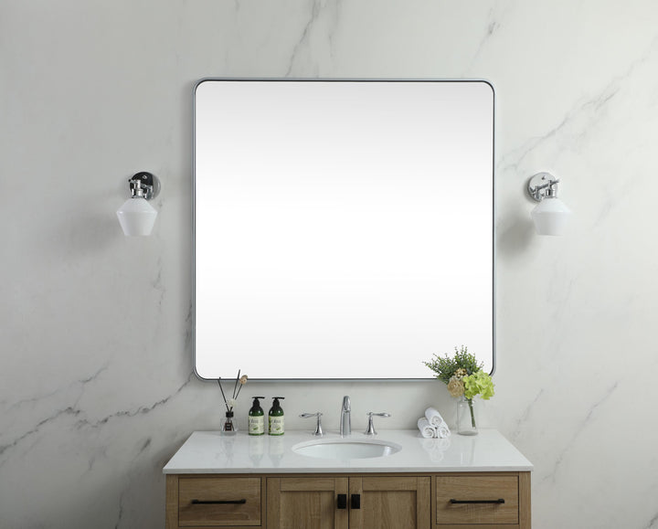 Soft Corner Metal Square Mirror by Elegant - view 68