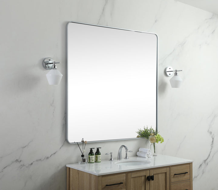 Soft Corner Metal Square Mirror by Elegant - view 69