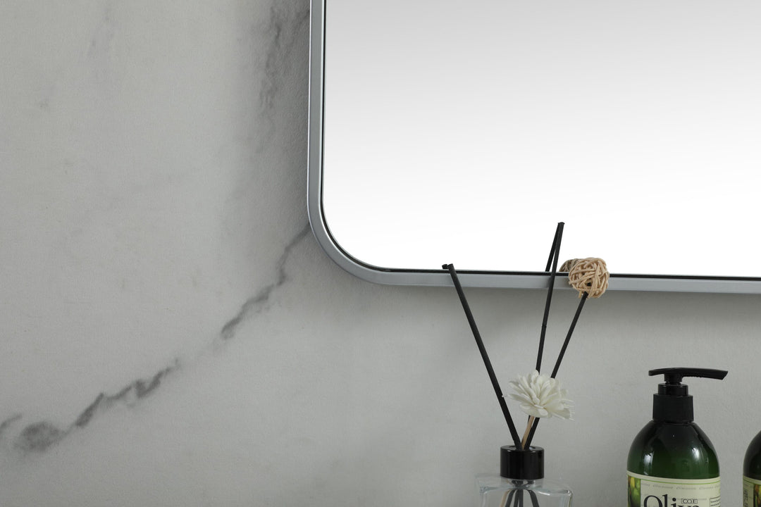 Soft Corner Metal Square Mirror by Elegant - view 72