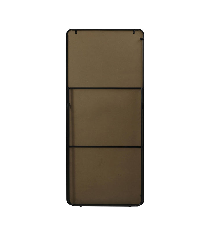 Soft Corner Metal Rectangle Full Length Mirror by Elegant - view 11