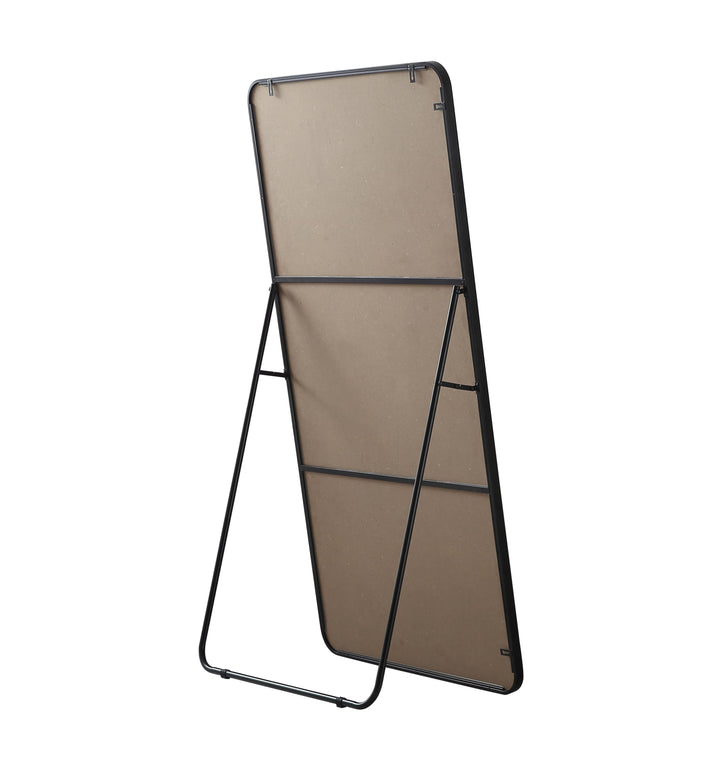 Soft Corner Metal Rectangle Full Length Mirror by Elegant - view 10