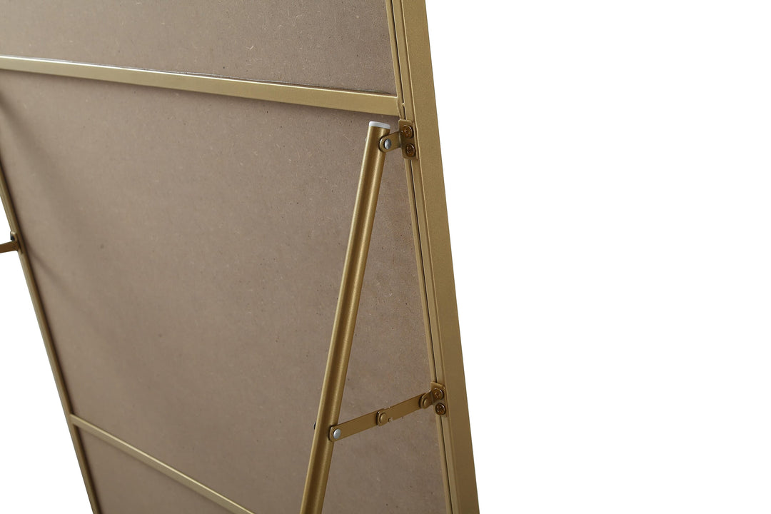 Soft Corner Metal Rectangle Full Length Mirror by Elegant - view 19