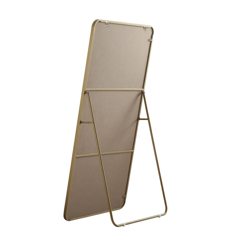Soft Corner Metal Rectangle Full Length Mirror by Elegant - view 21