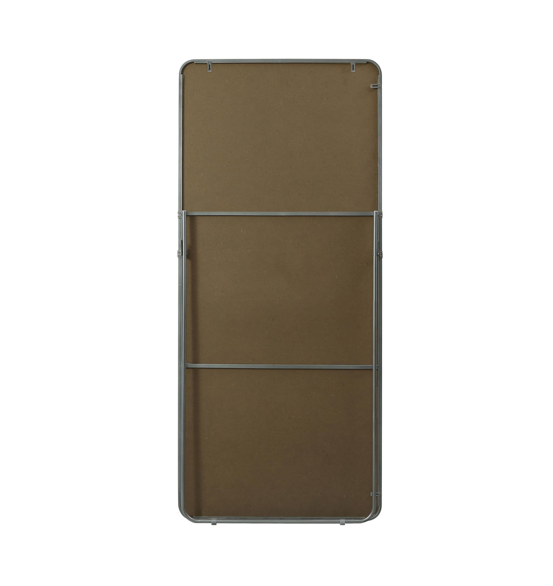 Soft Corner Metal Rectangle Full Length Mirror by Elegant - view 33