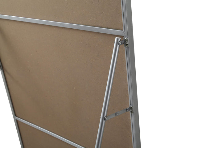 Soft Corner Metal Rectangle Full Length Mirror by Elegant - view 30