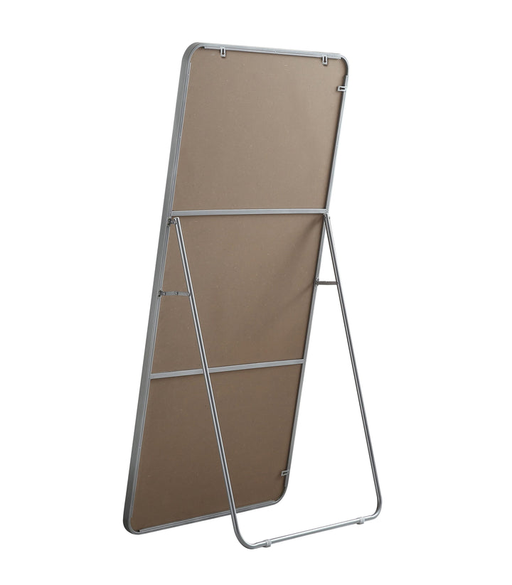 Soft Corner Metal Rectangle Full Length Mirror by Elegant - view 32