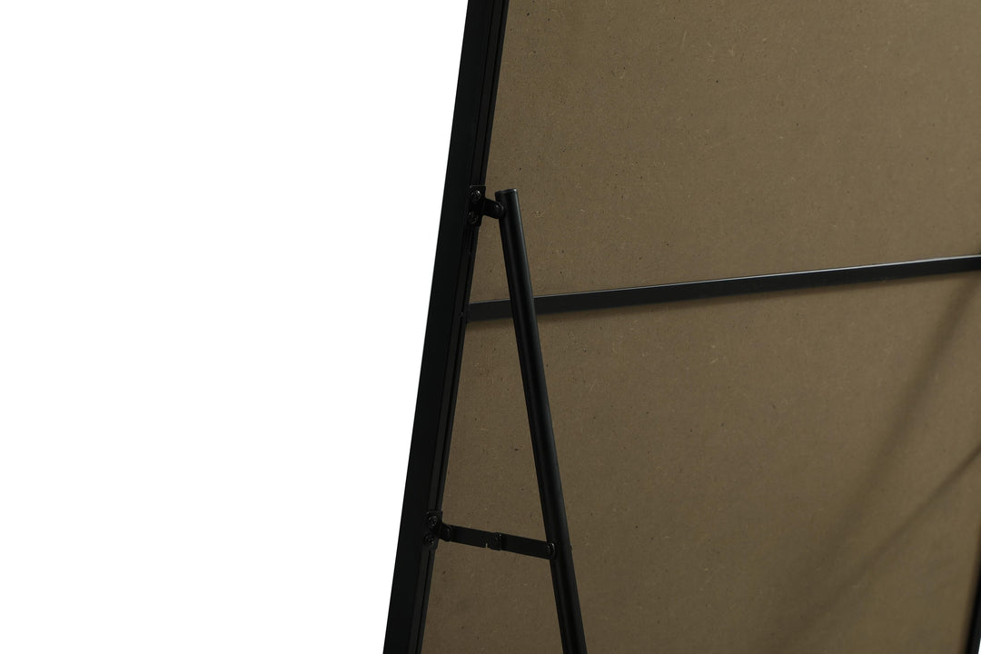 Soft Corner Metal Rectangle Full Length Mirror by Elegant - view 41