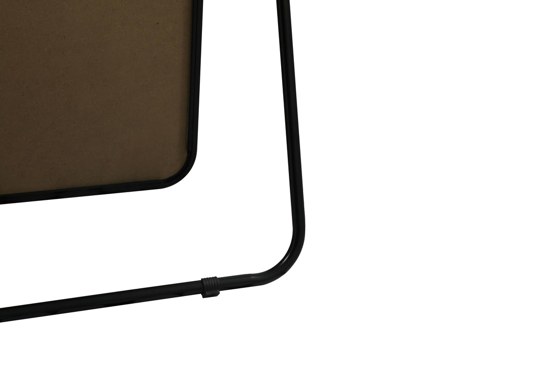 Soft Corner Metal Rectangle Full Length Mirror by Elegant - view 42