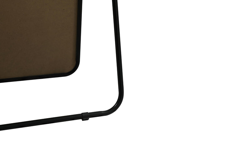 Soft Corner Metal Rectangle Full Length Mirror by Elegant - view 42