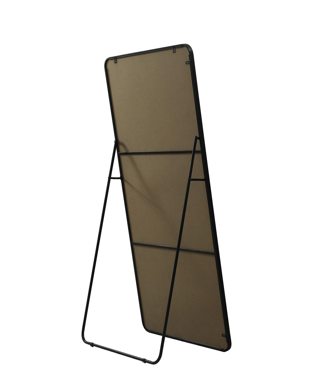 Soft Corner Metal Rectangle Full Length Mirror by Elegant - view 43