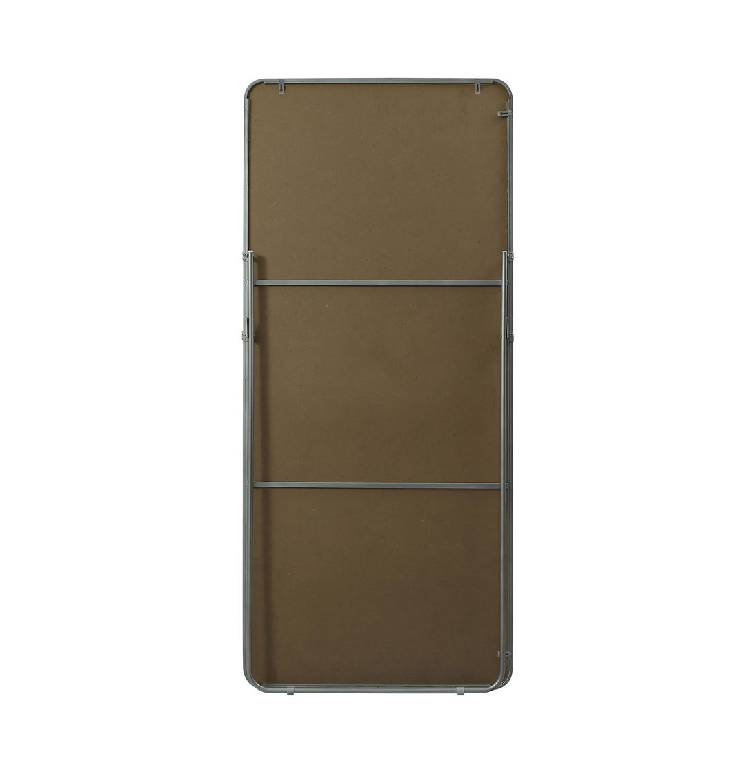 Soft Corner Metal Rectangle Full Length Mirror by Elegant - view 66