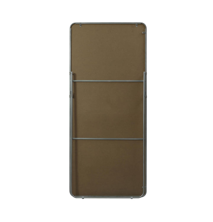 Soft Corner Metal Rectangle Full Length Mirror by Elegant - view 66
