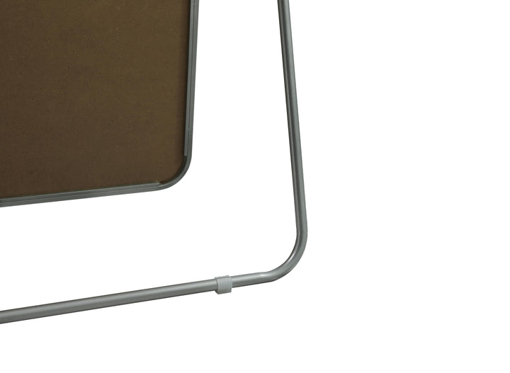 Soft Corner Metal Rectangle Full Length Mirror by Elegant - view 64