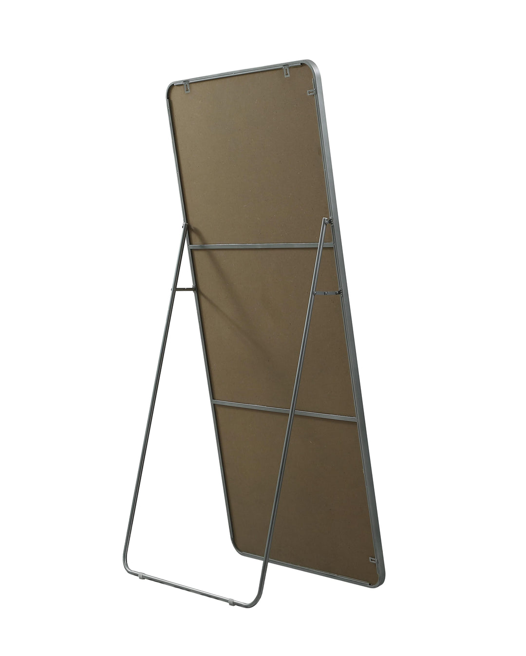 Soft Corner Metal Rectangle Full Length Mirror by Elegant - view 65