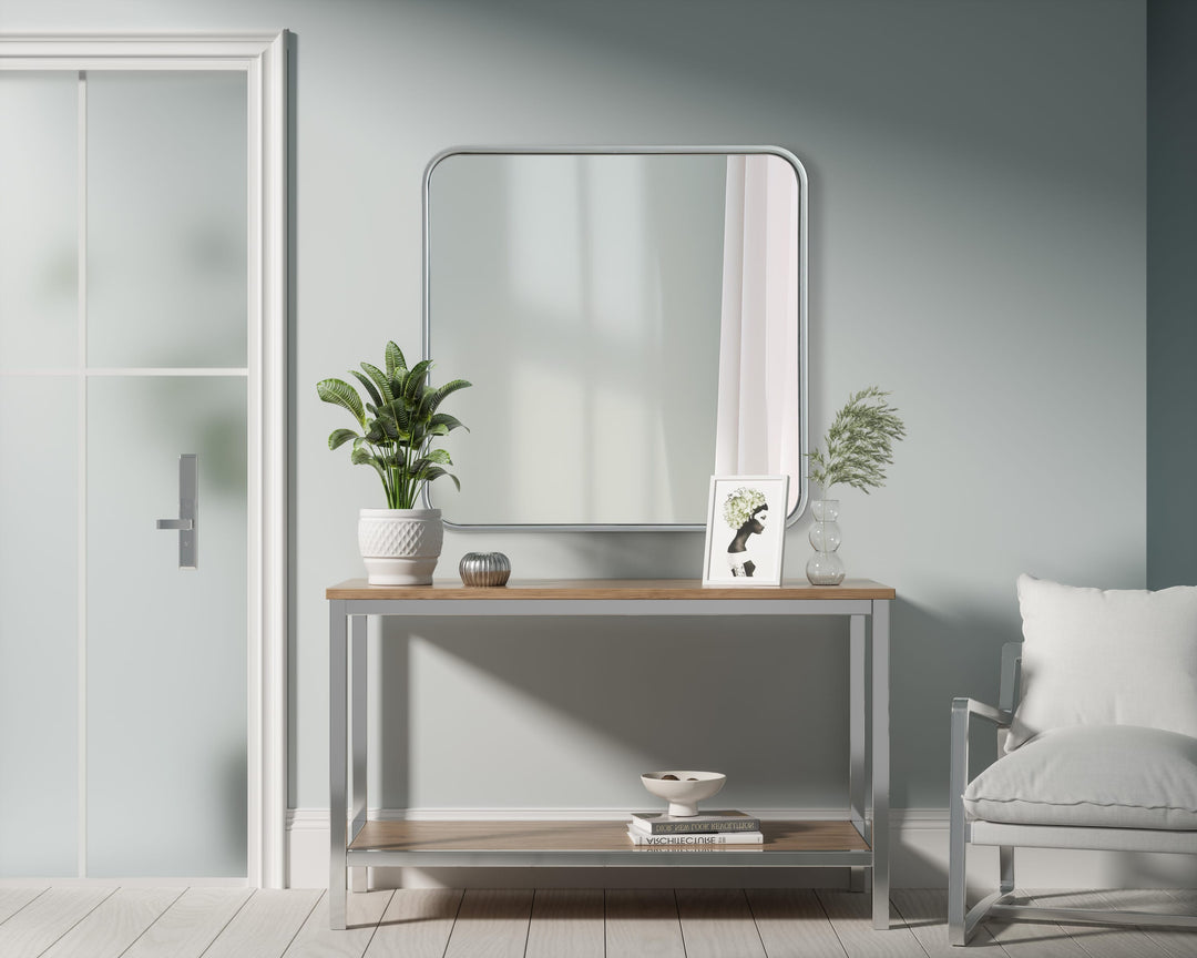 Corner Square Mirror