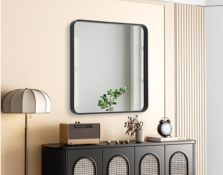 Corner Square Mirror