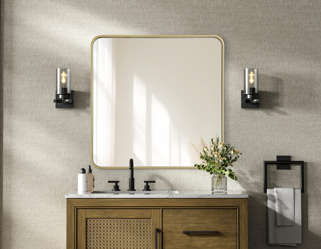 Corner Square Mirror