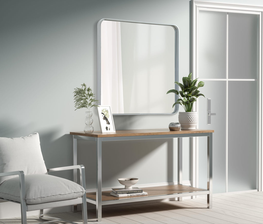 Corner Square Mirror