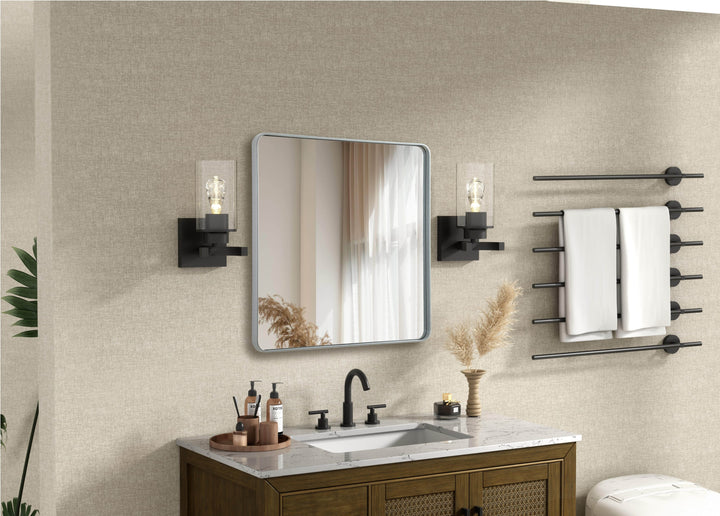 Corner Square Mirror