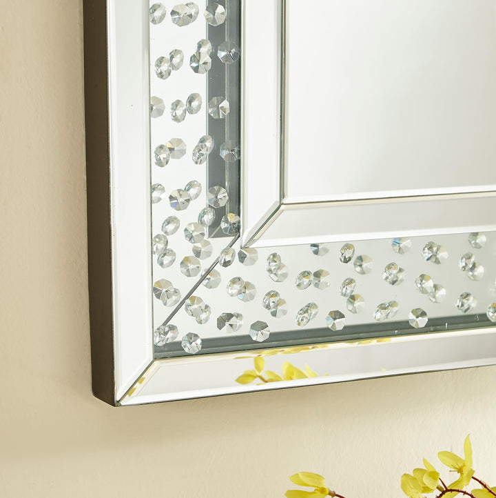 Sparkle Round Mirror by Elegant - view 5