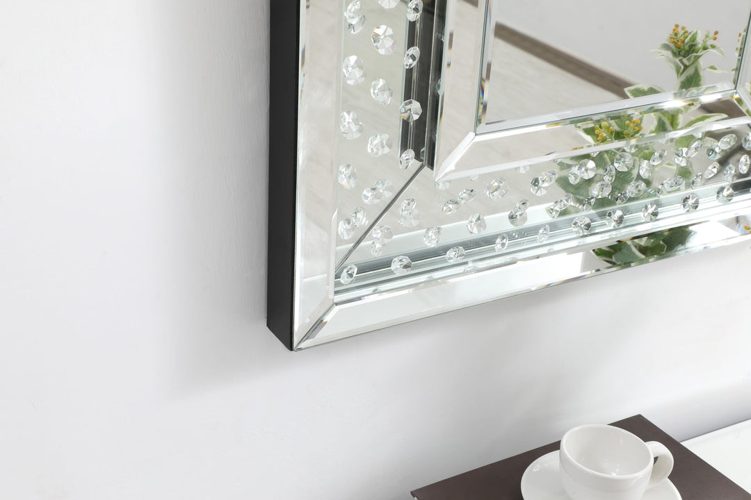 Sparkle Rectangle Mirror by Elegant - view 5