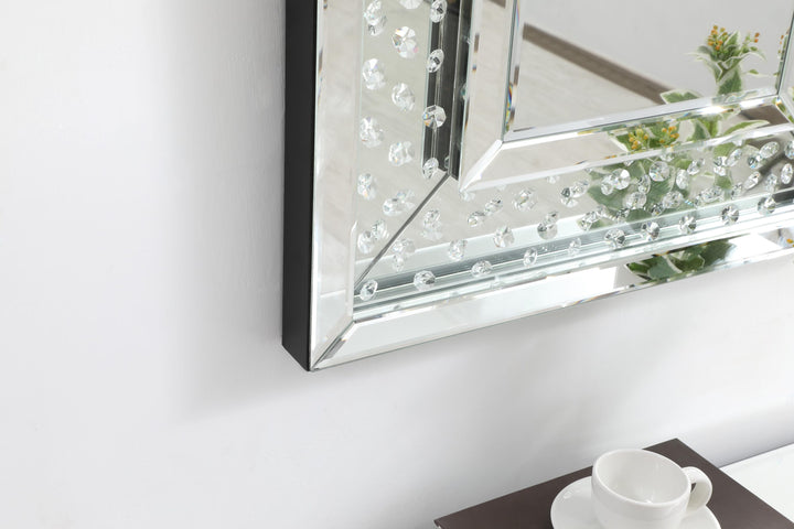 Sparkle Rectangle Mirror by Elegant - view 5