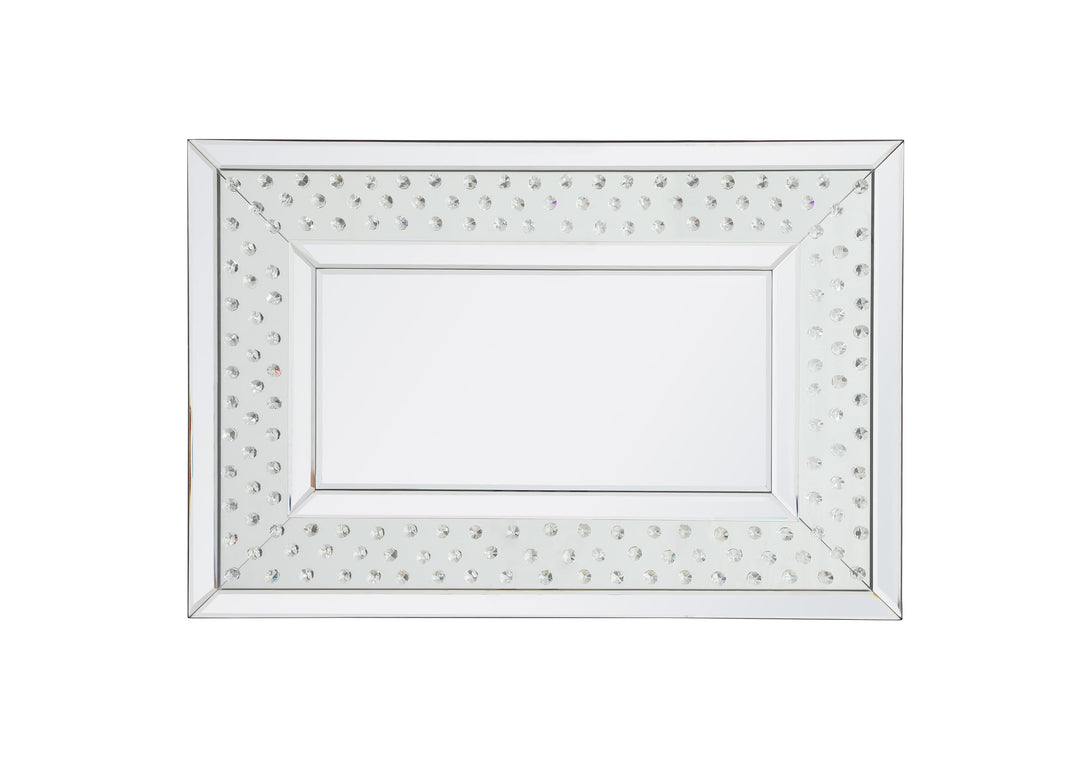 Sparkle Rectangle Mirror by Elegant - view 7
