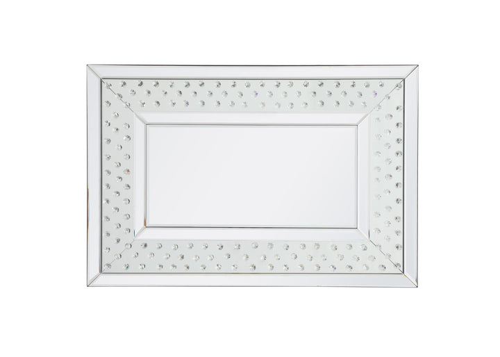 Sparkle Rectangle Mirror by Elegant - view 7