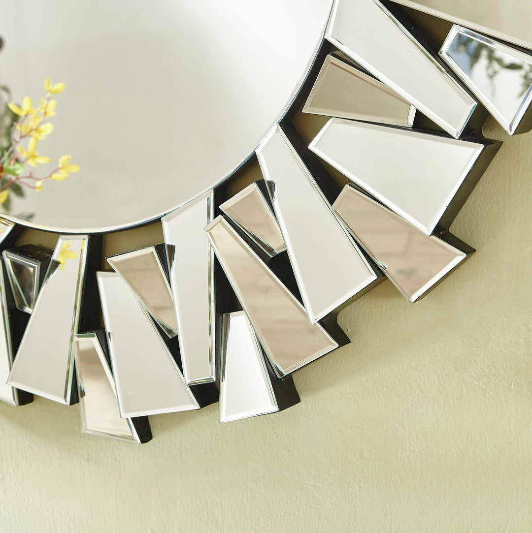 Sparkle Round Mirror by Elegant - view 9