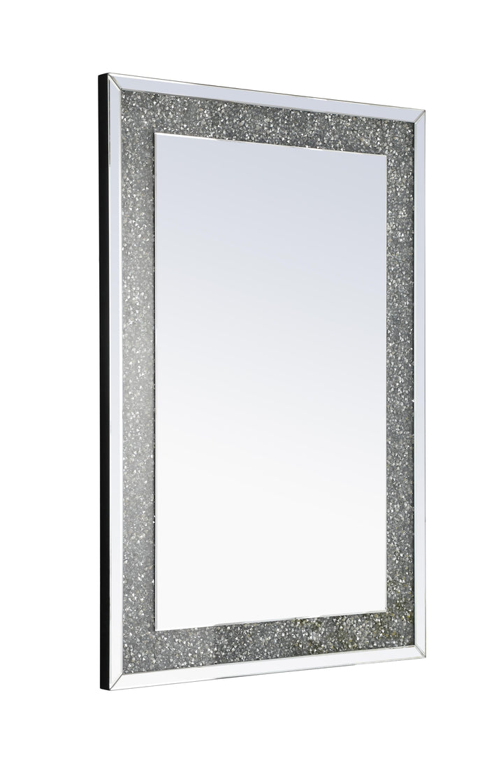 Rectangle Crystal Mirror by Elegant - view 4