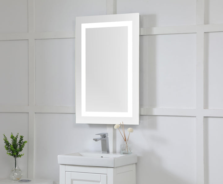 Frameless LED Rectangle Mirror II by Elegant - view 2