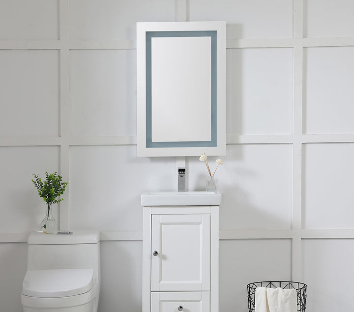 Frameless LED Rectangle Mirror II by Elegant - view 3