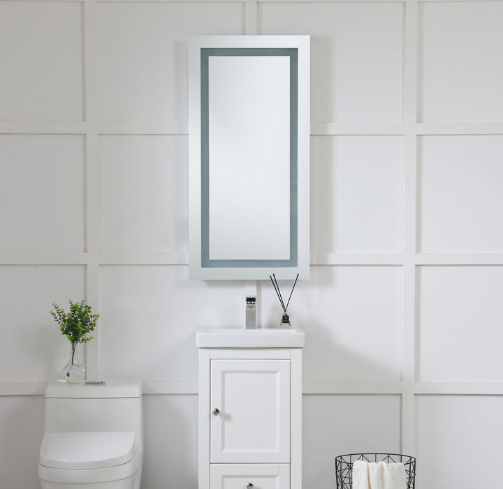 Frameless LED Rectangle Mirror II by Elegant - view 8
